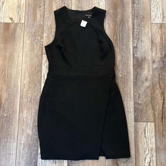 Banana Republic Black Sheath Dress Size 14 NWT Bi-Stretch Zip Back Banana Republic Black Sheath Dress Size 14 NWT Bi-Stretch Zip Back